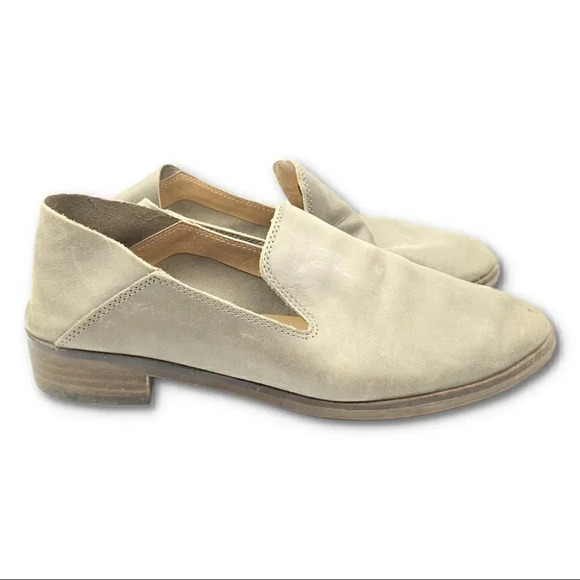 Lucky Brand womens Flats size 6.5 37 Cahill open gray Leather mule Academia - Picture 14 of 14